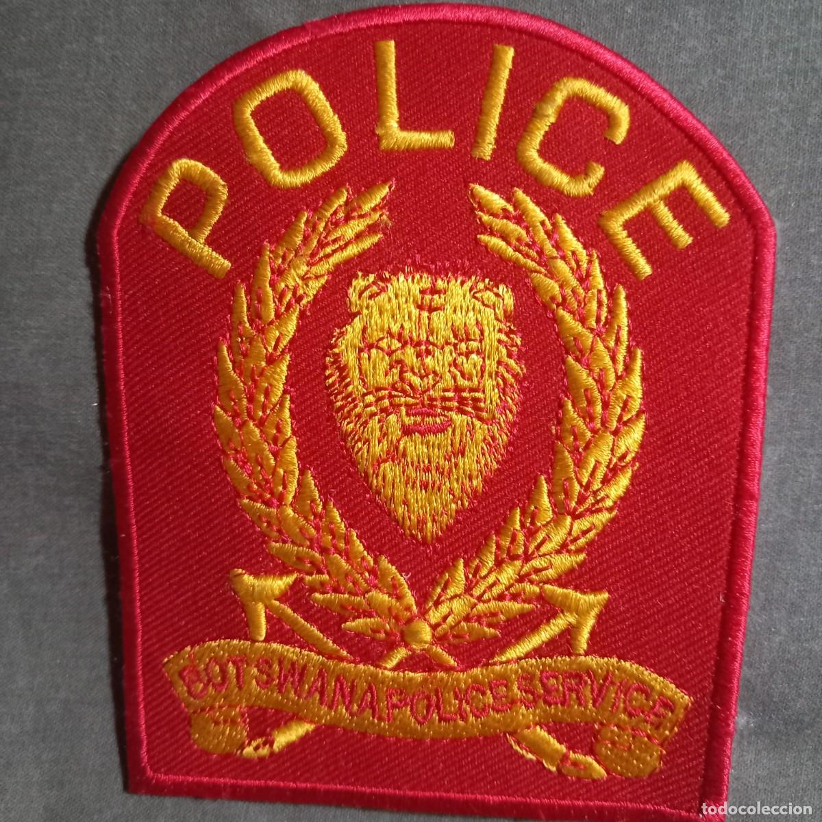 Militaria: Parche policia de Botswana.