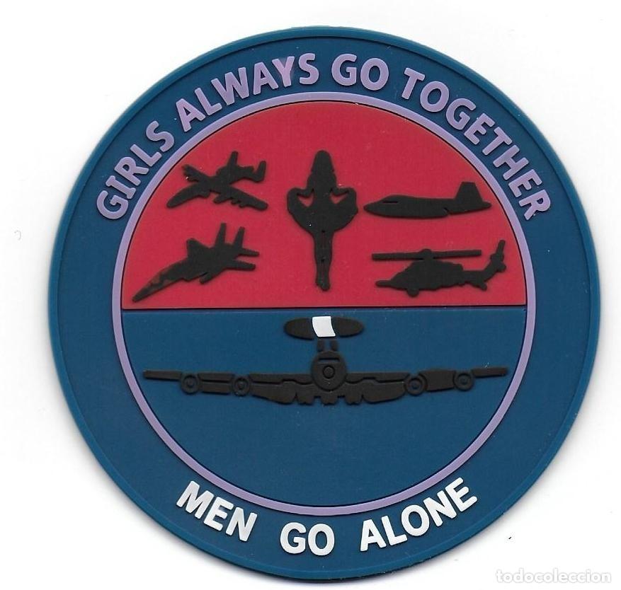 Militaria: parche AWACS AVIACION USA PVC