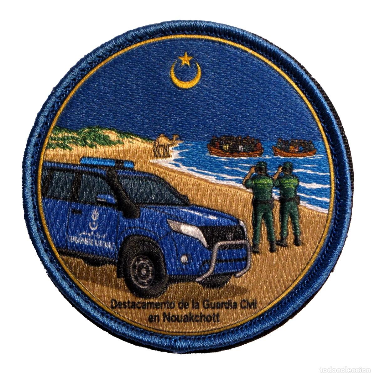 Militaria: PARCHE GUARDIA CIVIL - DESTACAMENTO EN NOUAKCHOTT - MAURITANIA