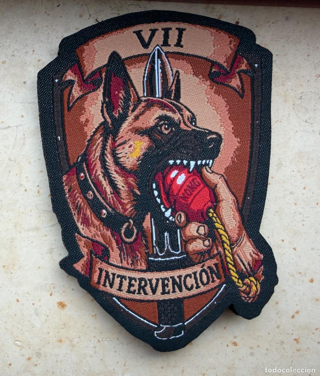 Militaria: Lote parche de tela policial