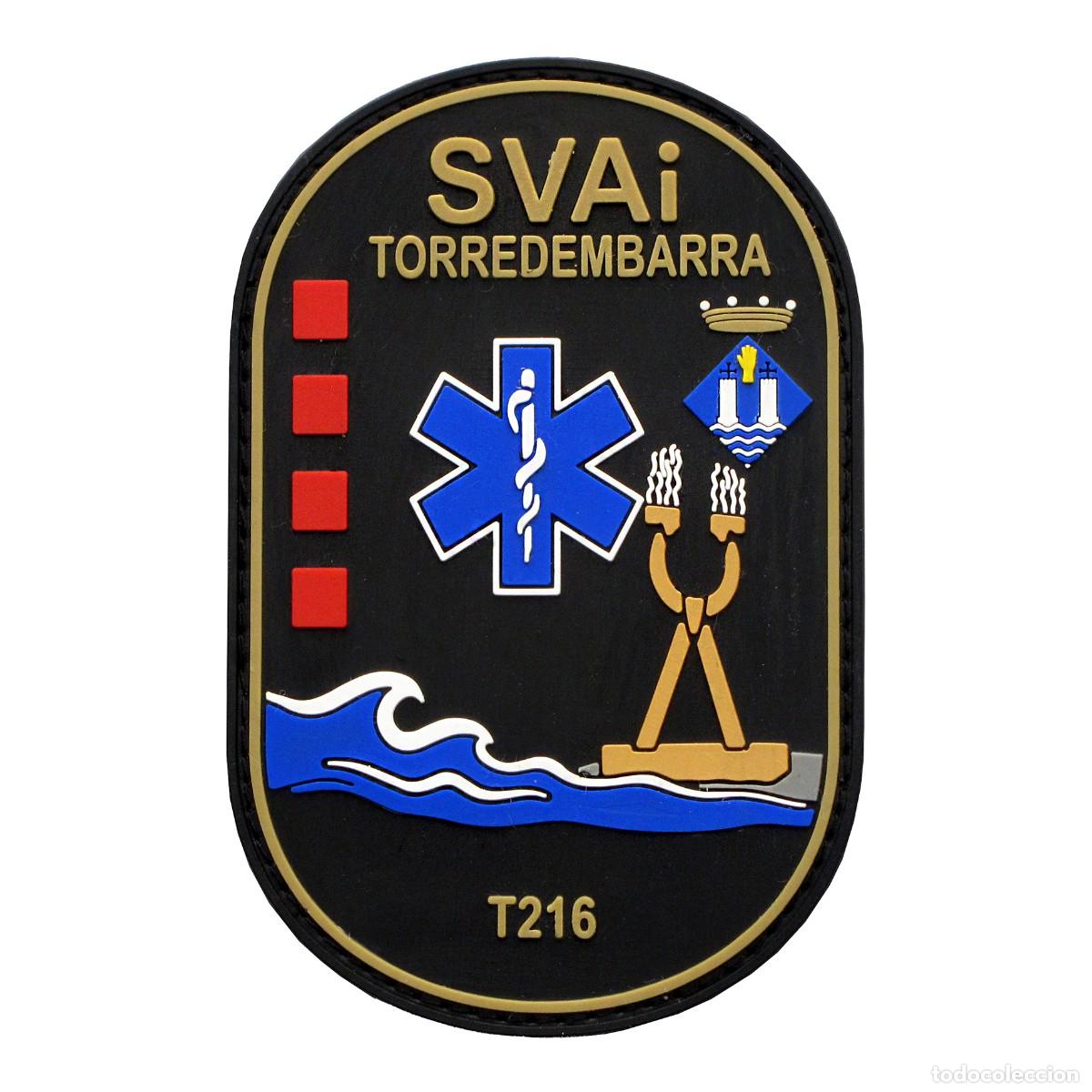 Militaria: PARCHE EMERGENCIES MEDIQUES - SVAi - TORREDEMBARRA T216 - TARRAGONA