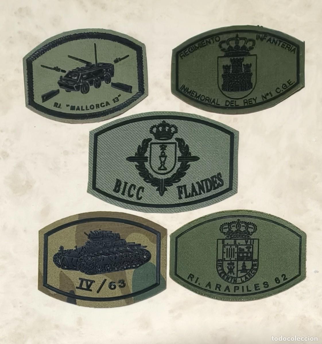 Militaria: LOTES VARIOS PARCHES DE REGIMIENTOS DE INFANTER&Iacute;A
