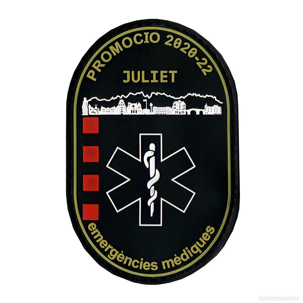 Militaria: PARCHE EMERGENCIES MEDIQUES CATALUNYA - SEM - JULIET - PROMOCION 2020-22
