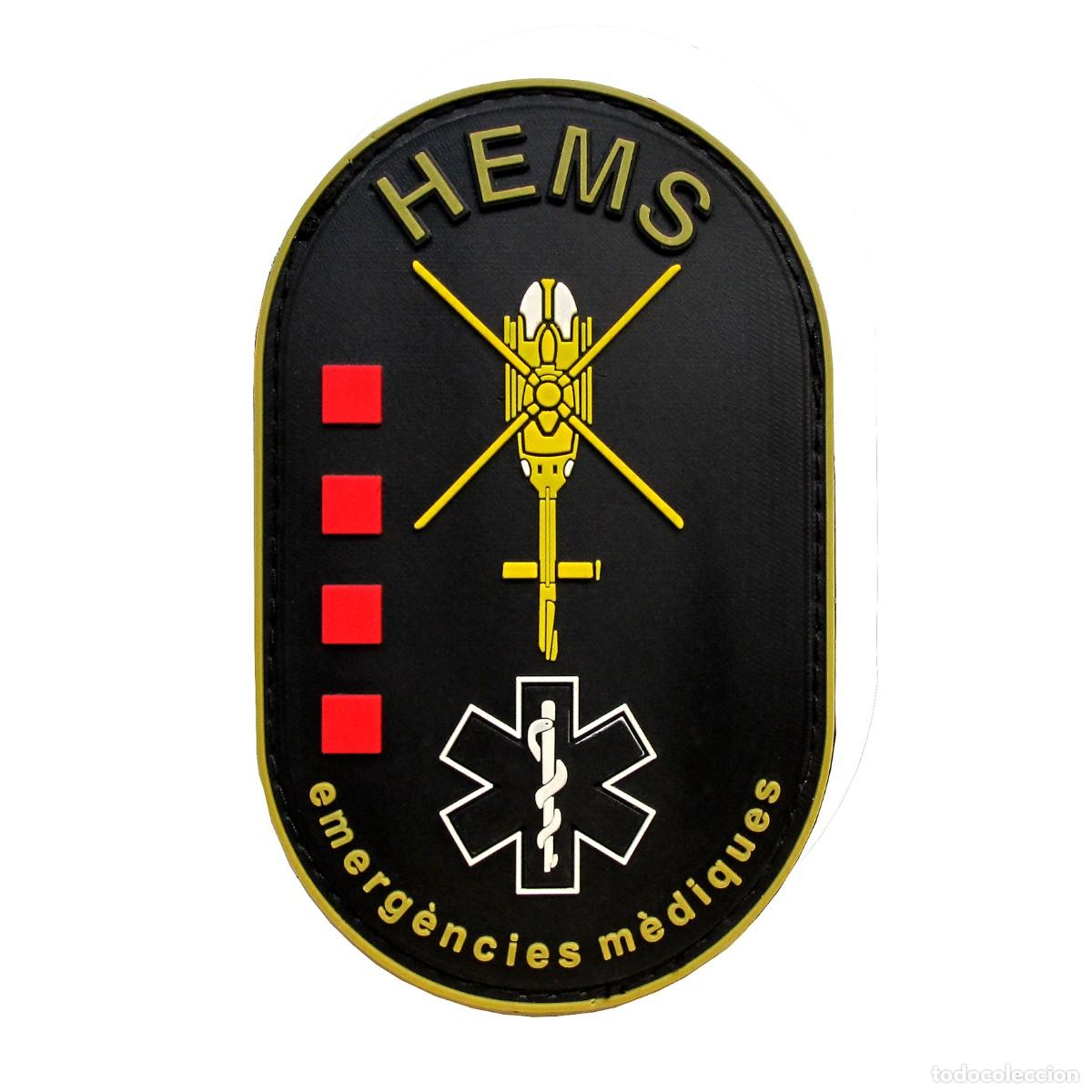Militaria: PARCHE EMERGENCIES MEDIQUES CATALUNYA - SEM - HEMS - HELICOPTEROS MEDICALIZADOS