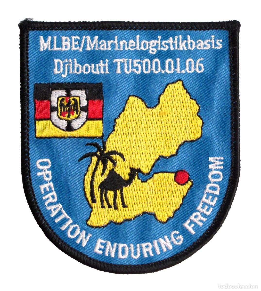 Militaria: PARCHE OPERATION ENDURING FREEDOM - CONTINGENTE ALEMAN - DJIBOUTI