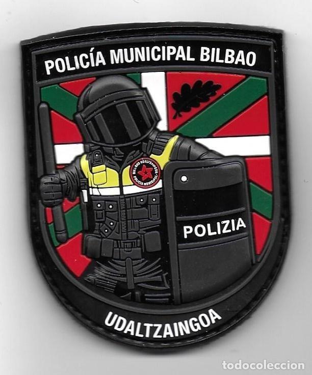 Militaria: parche POLICIA MUNICIPAL BILBAO UDALTZAINGOA