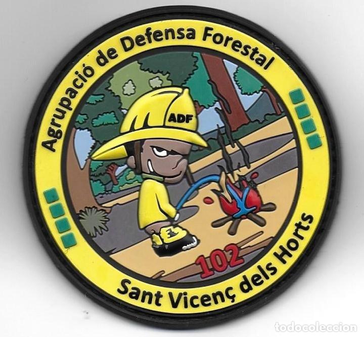Militaria: parche BOMBEROS FORESTALES SAN VICEN&Ccedil; DELS HORTS