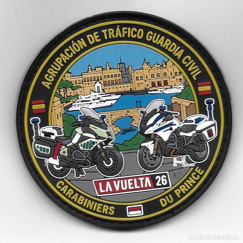 Militaria: parche POLICIA GUARDIA CIVIL TRAFICO VUELTA 2026 MONACO