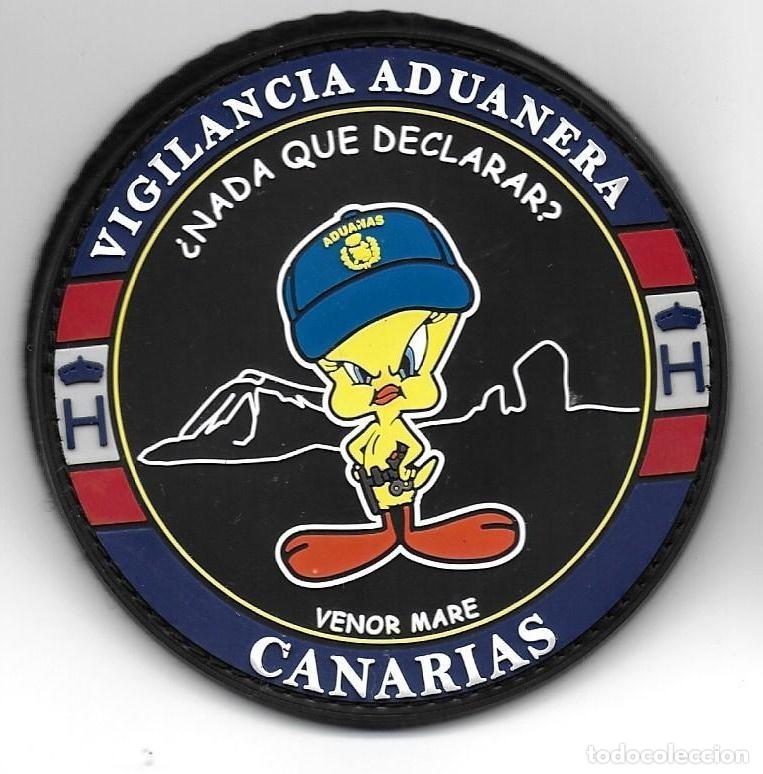 Militaria: parche POLICIA SVA ADUANAS CANARIAS