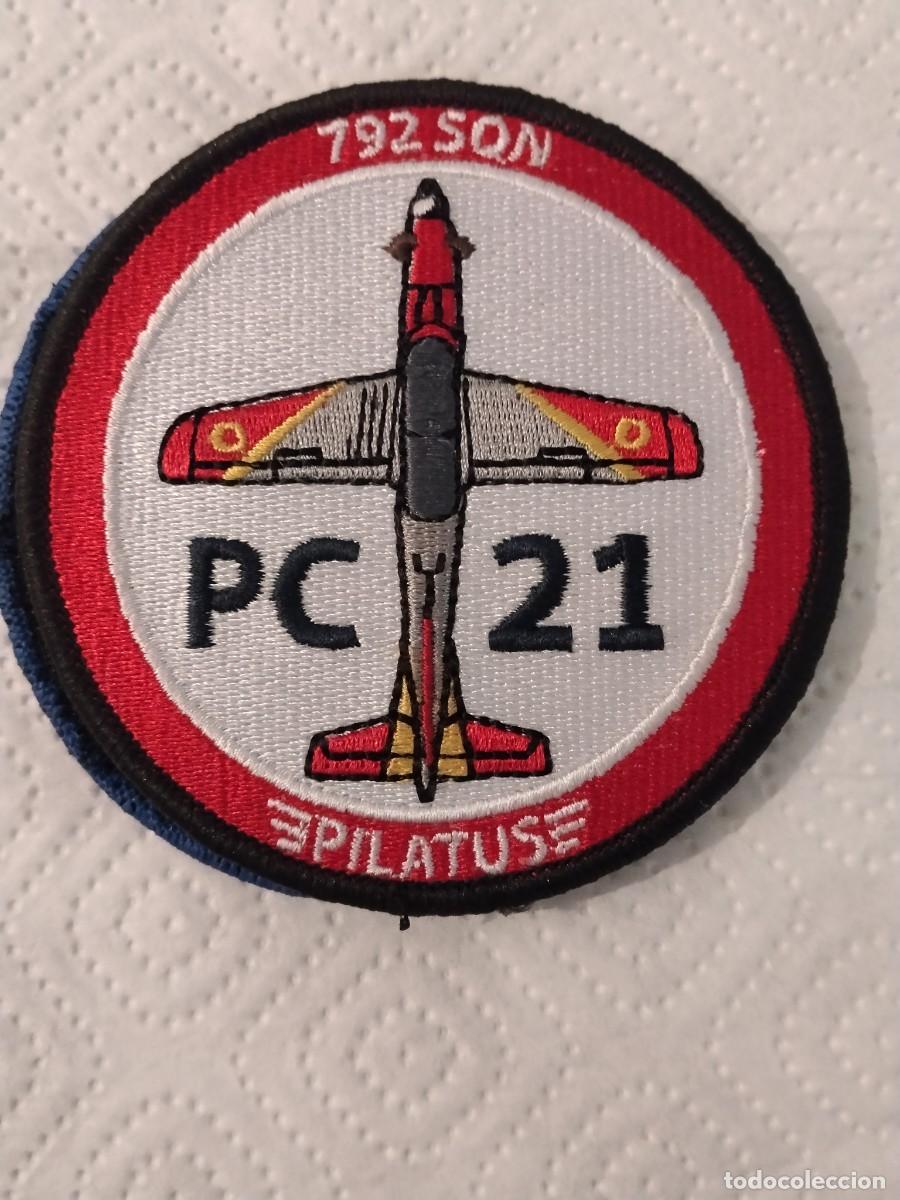 Militaria: Parche academia general del aire color PC 21 Pilatus