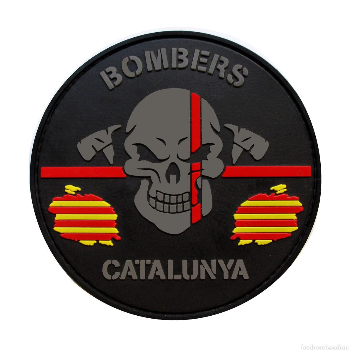 Militaria: PARCHE BOMBERS CATALUNYA - BOMBEROS
