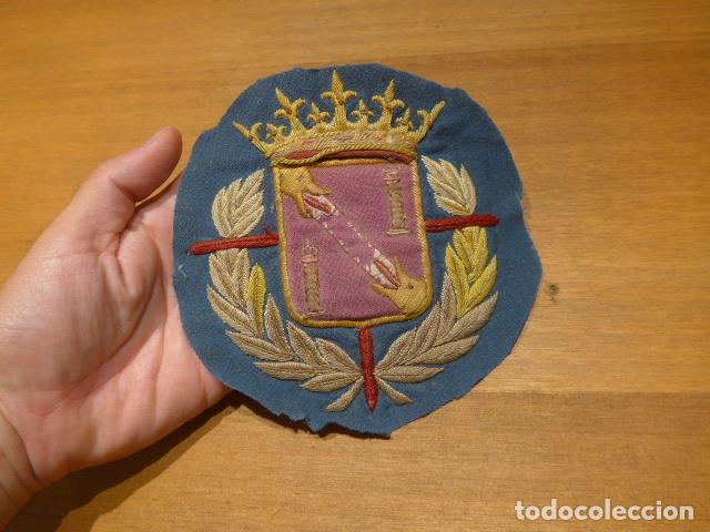 Militaria: Antiguo gran parche original de la Escolta o Guardia de Franco, Casa del Generalisimo.