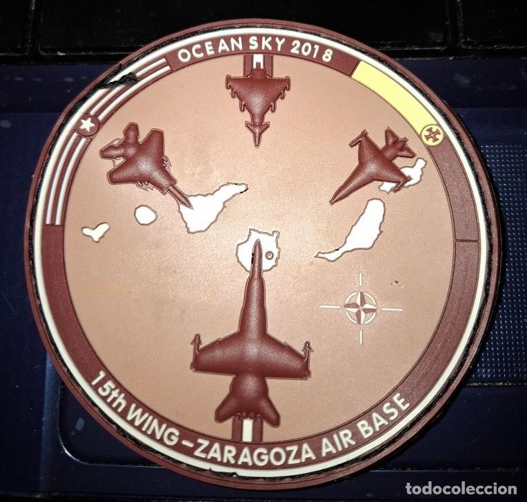 Militaria: PARCHE EJERCITO AIRE ALA 15 OCEAN SKY 2018 NUEVO
