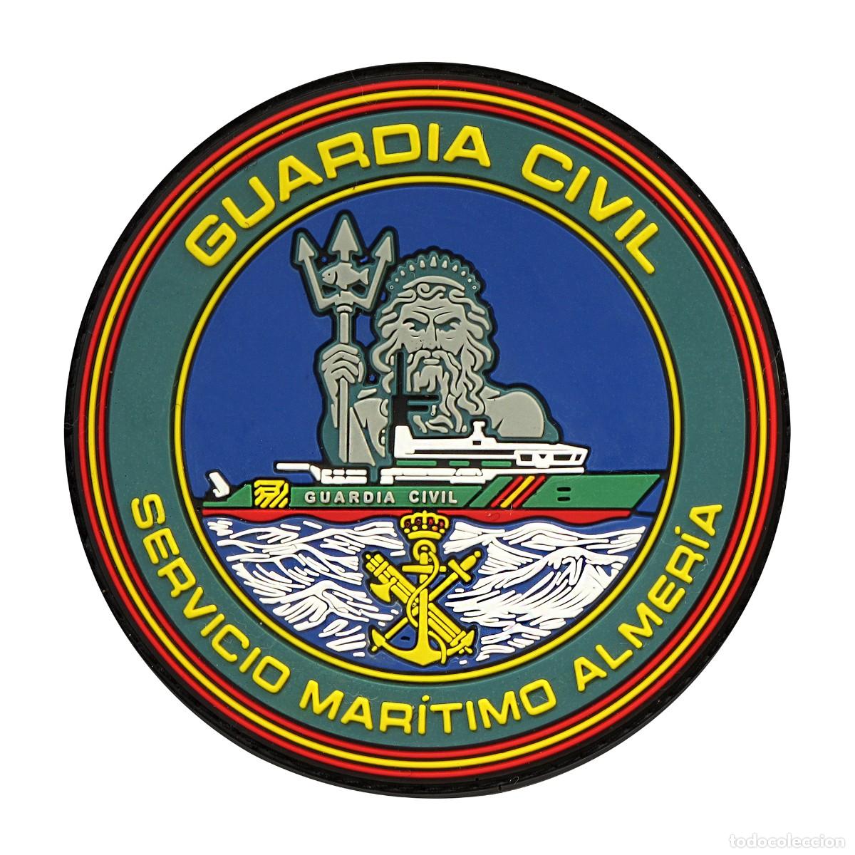 Militaria: PARCHE GUARDIA CIVIL - SERVICIO MARITIMO ALMERIA