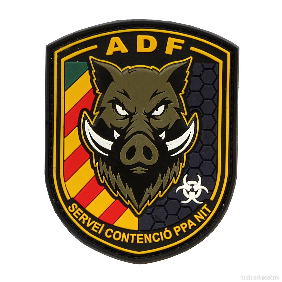 Militaria: PARCHE ADF SERVEI CONTENCIO PPA NIT - PESTE PORCINA AFRICANA