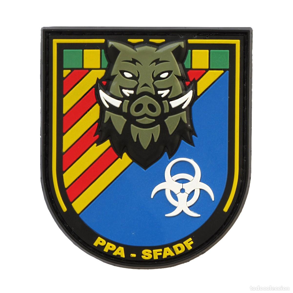 Militaria: PARCHE SFADF - PPA - ADF CONTROL PESTE PORCINA AFRICABA