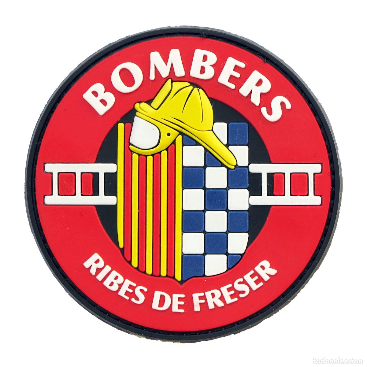 Militaria: PARCHE BOMBERS RIBES DE FRESER - GIRONA - BOMBEROS