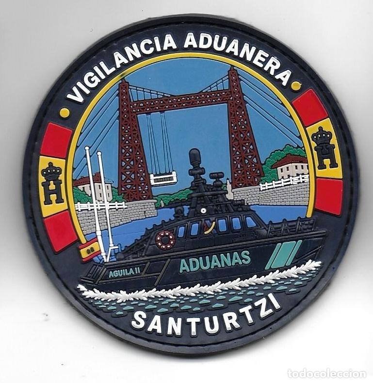 Militaria: parche POLICIA SVA ADUANAS SANTURTZI