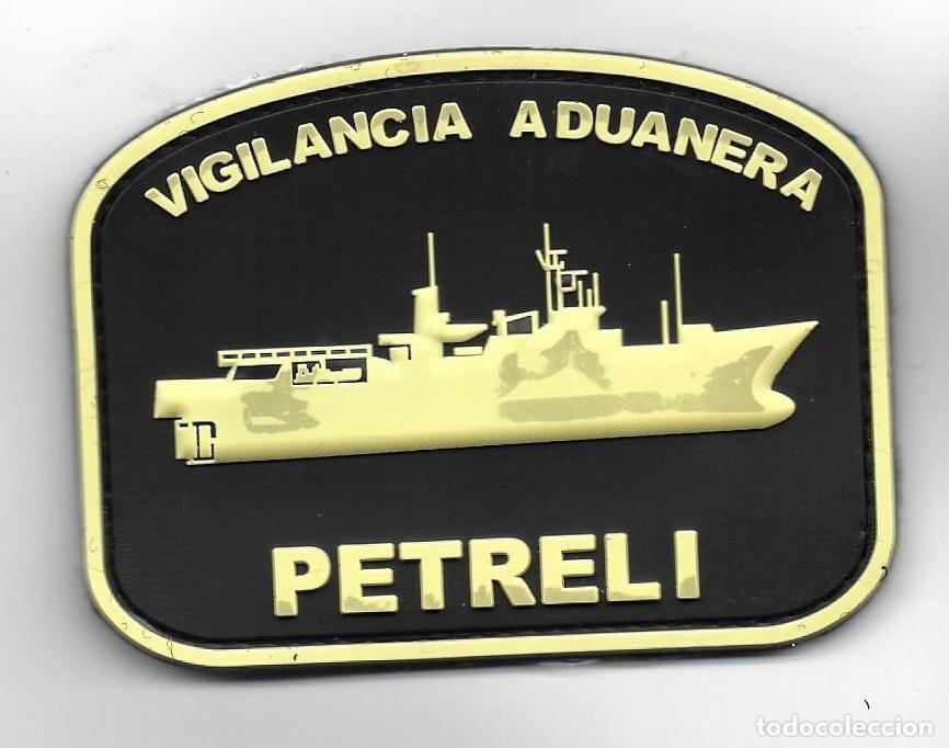 Militaria: parche POLICIA SVA ADUANAS BUQUE PETREL I