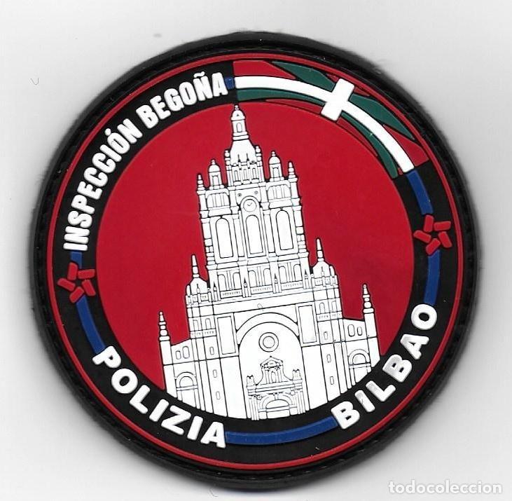 Militaria: parche POLICIA MUNICIPAL BILBAO BEGO&Ntilde;A