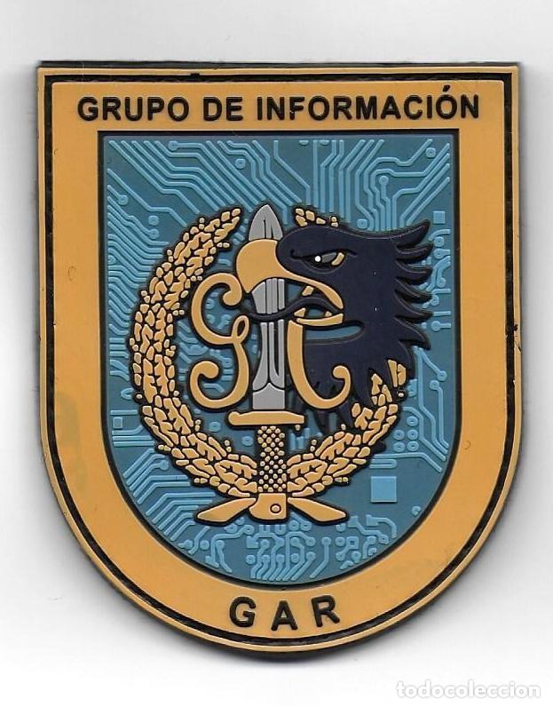 Militaria: parche POLICIA GUARDIA CIVIL GAR INFORMACION