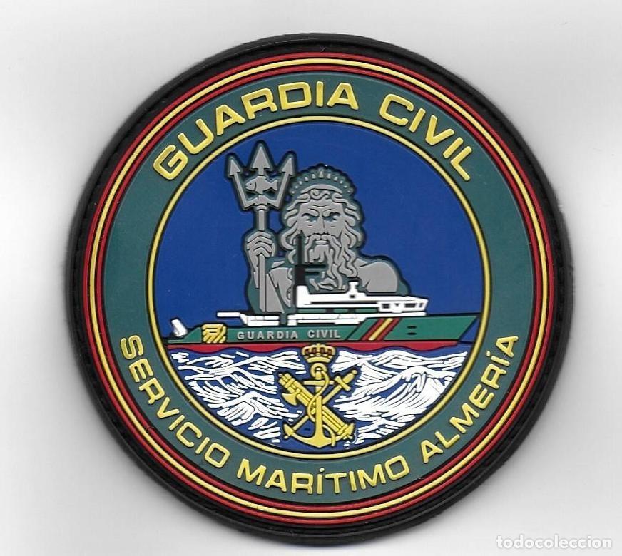 Militaria: parche POLICIA GUARDIA CIVIL SERVICIO MARITIMO ALMERIA