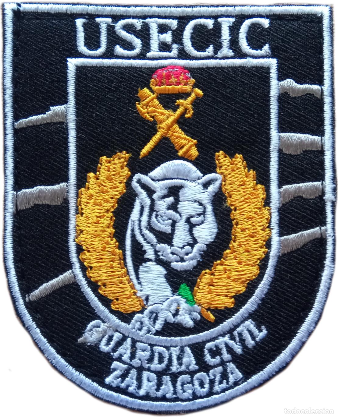 Militaria: Guardia Civil Usecic Zaragoza parche insignia ecusson path gendarmerie