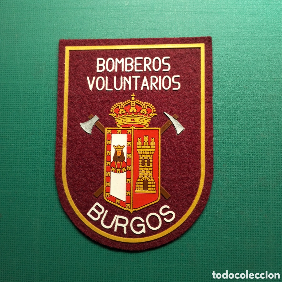 Militaria: Parche Bomberos voluntarios de Burgos