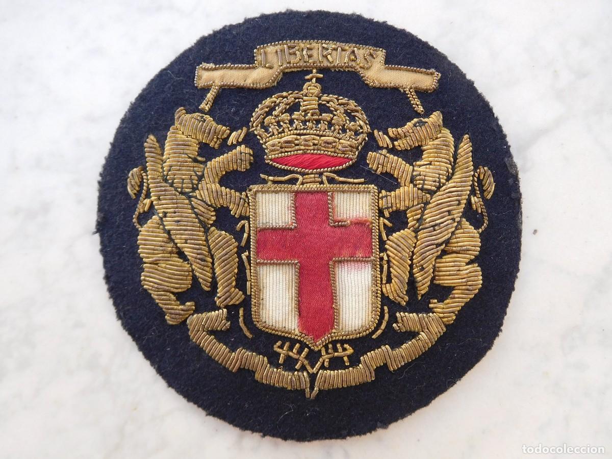 Militaria: Parche bordado antiguo a identificar libertas