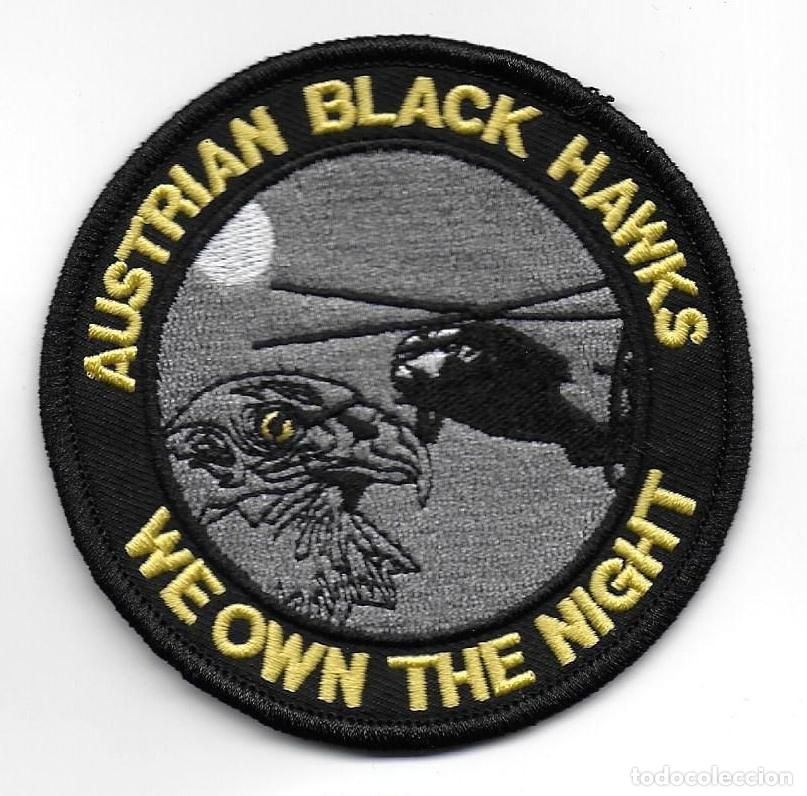 Militaria: parche AUSTRIA UH-60 BLACK HAWK HELICOPTERO