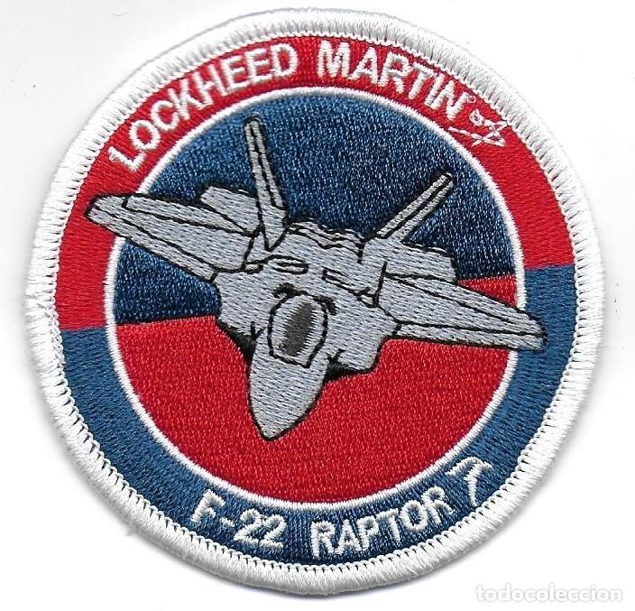 Militaria: parche AVIACION USA F-22 RAPTOR