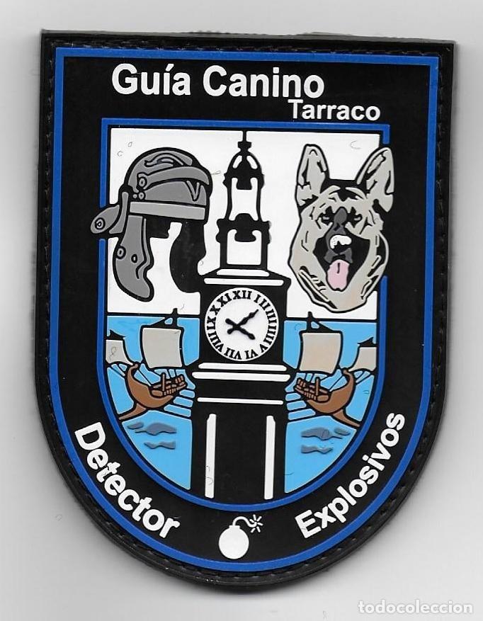 Militaria: PARCHE SEGURIDAD PUERTO DE TARRAGONA UNIDAD CANINA K9 EOD