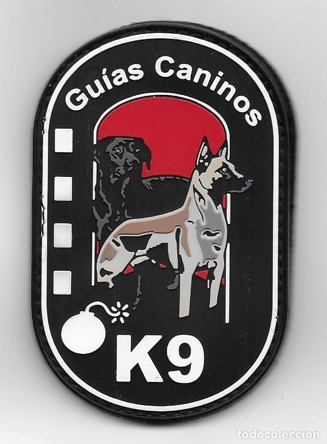 Militaria: PARCHE SEGURIDAD PUERTO DE TARRAGONA Y BARCELONA UNIDAD CANINA K9 EOD