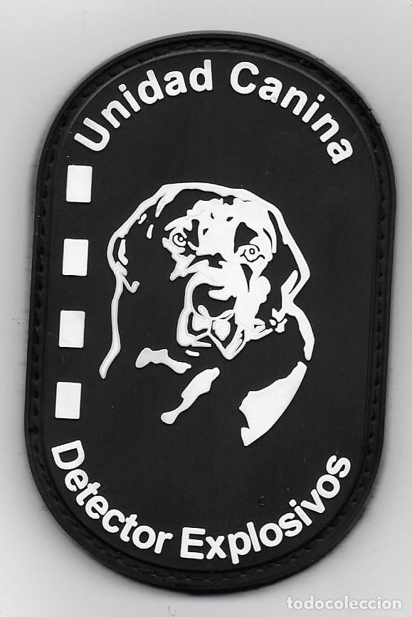 Militaria: PARCHE SEGURIDAD PUERTO DE TARRAGONA Y BARCELONA UNIDAD CANINA K9 EOD