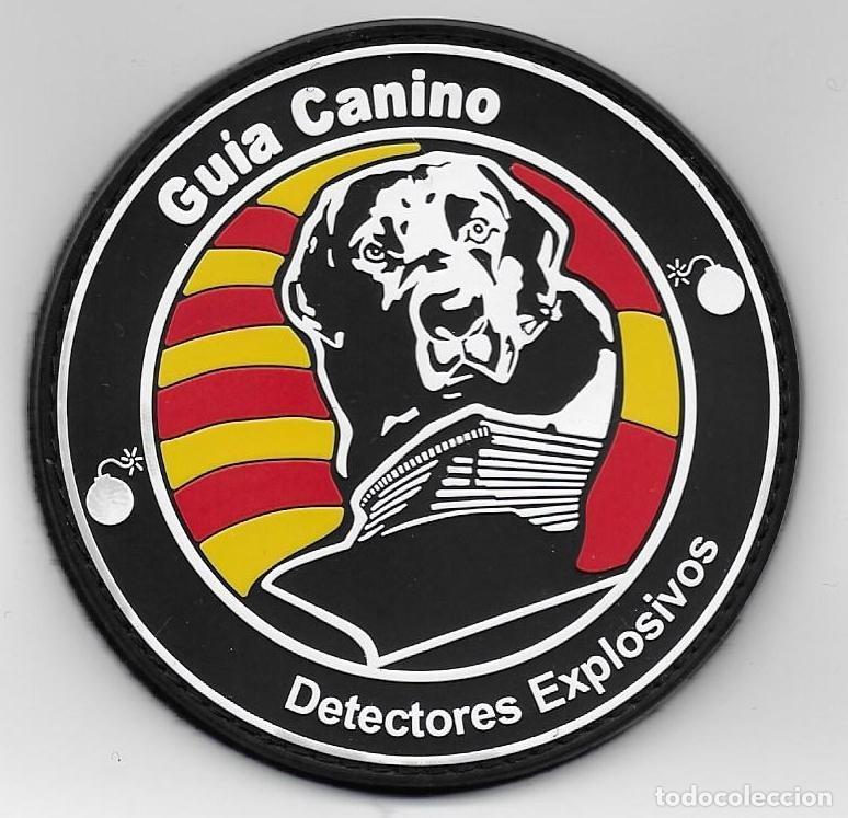 Militaria: PARCHE SEGURIDAD PUERTO DE TARRAGONA Y BARCELONA UNIDAD CANINA K9 EOD