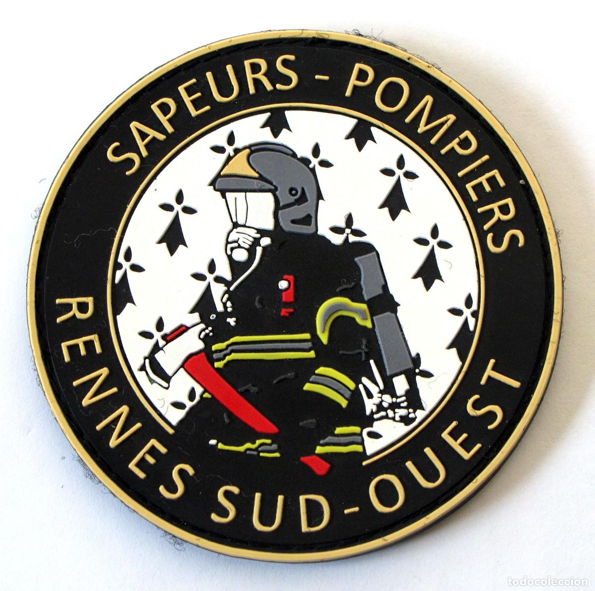 Militaria: PARCHE SAPEURS POMPIERS - RENNES SUD-OUEST - FRANCIA