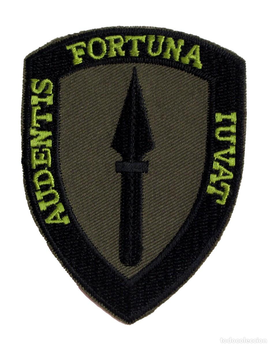 Militaria: PARCHE MILITAR AUDENTIS FORTUNA IUVAT
