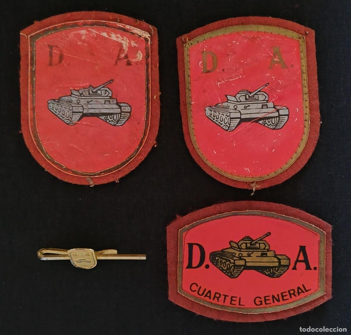 Militaria: DIVISION ACORAZADA LOTE PARCHES, CUARTEL GENERAL PISACORBATA.