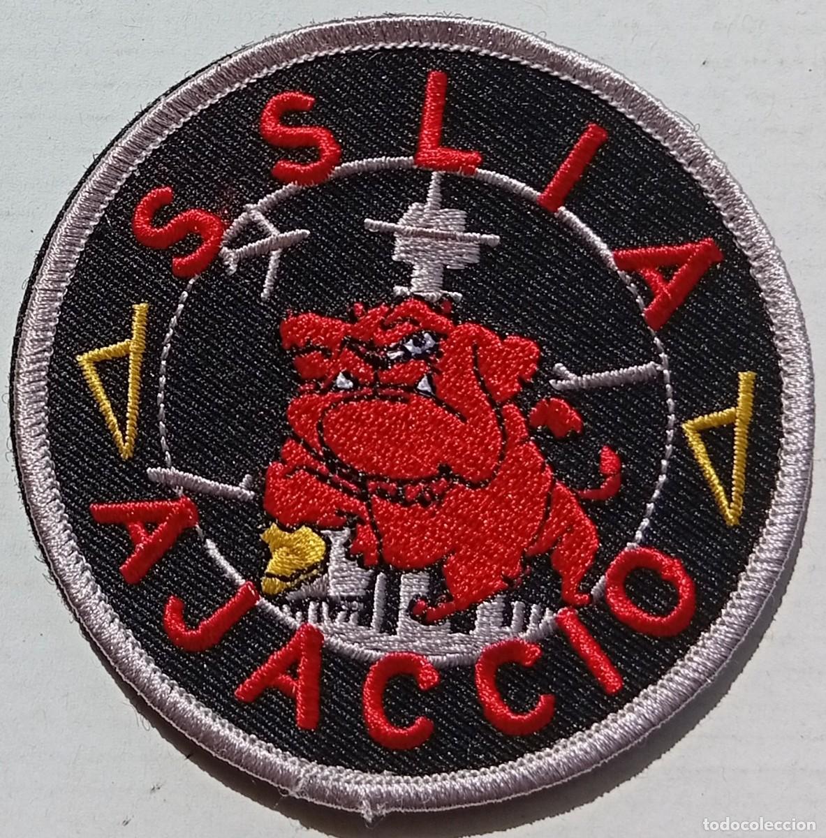 Militaria: Parche Bomberos Aeropuerto SSLIA Ajaccio Francia