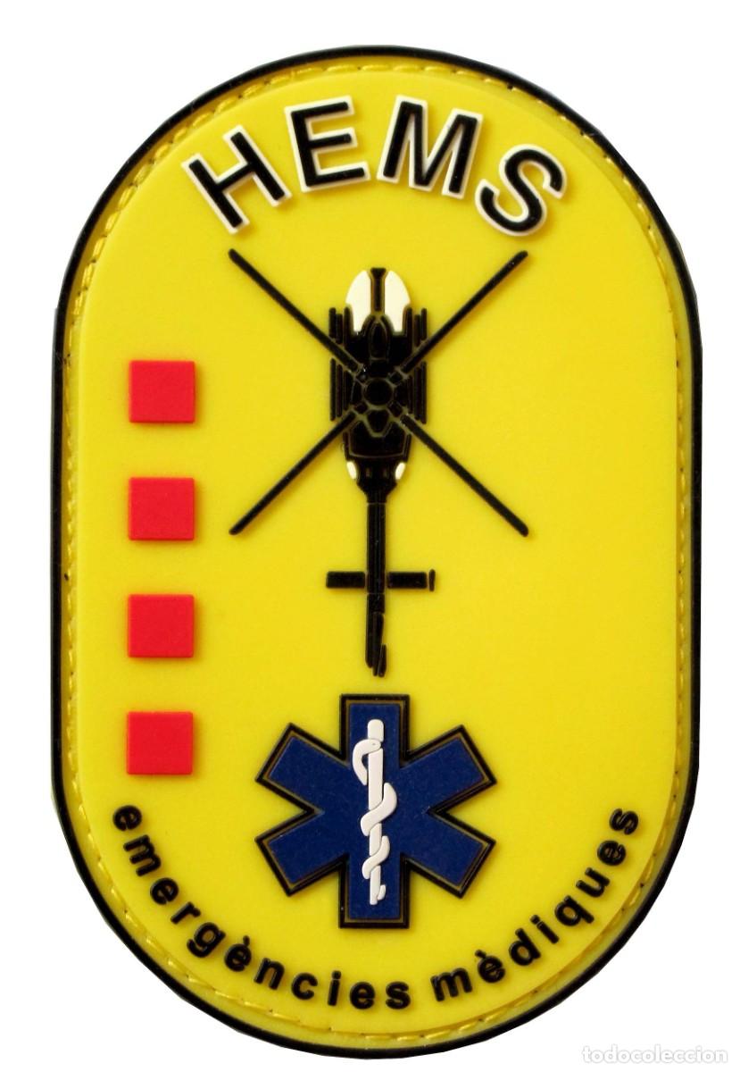 Militaria: PARCHE HEMS CATALUNYA - EMERGENCIES MEDIQUES