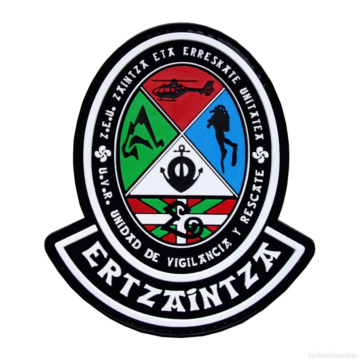 Militaria: PARCHE ERTZAINTZA - UNIDAD DE VIGILANCIA Y RESCATE