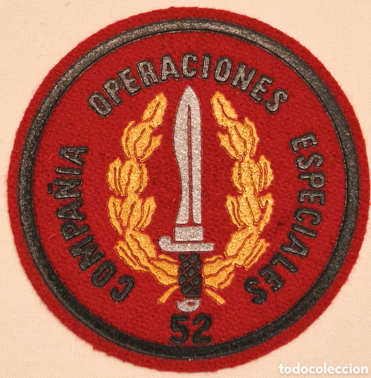 Militaria: PARCHE EMBLEMA DE BRAZO A COLOR COMPA&Ntilde;&Iacute;A OPERACIONES ESPECIALES 52