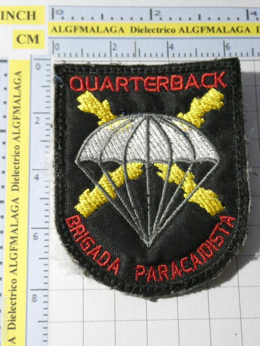Militaria: PARCHE MILITAR. BRIGADA PARACAIDISTAS BRIPAC QUATERBACK
