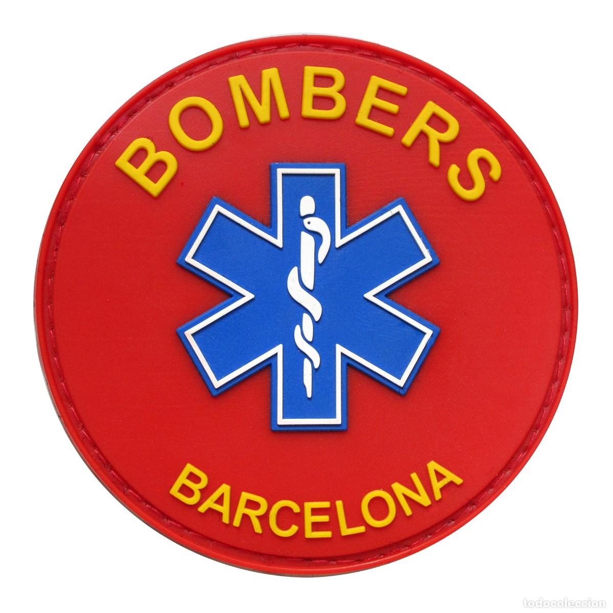 Militaria: PARCHE BOMBERS BARCELONA - SANITARIOS - BOMBEROS