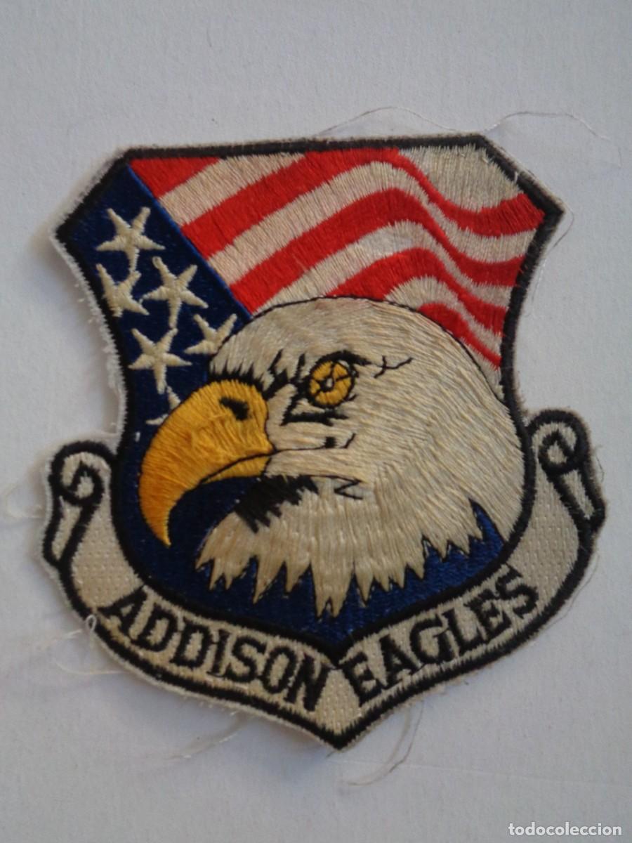 Militaria: PARCHE DEL EJERCITO DE LOS ESTADO UNIDOS : ADDISON EAGLES . BORDADO
