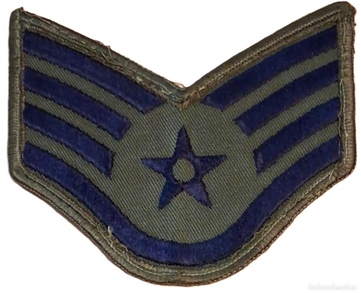 Militaria: DIVISA USAF SARGENTO DE ESTADO MAYOR SUBDUED (1)