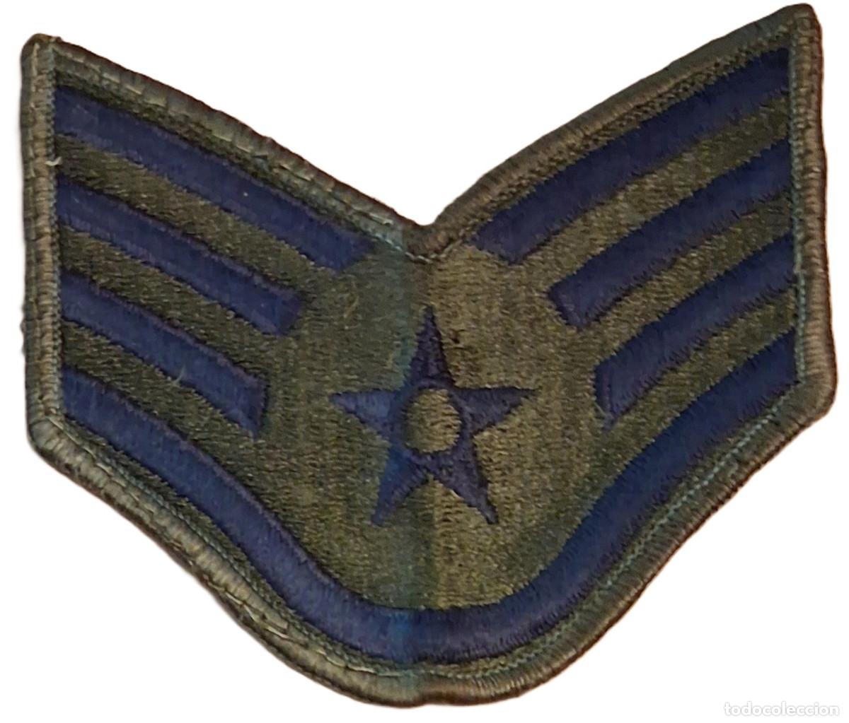 Militaria: DIVISA USAF SARGENTO DE ESTADO MAYOR SUBDUED (2)
