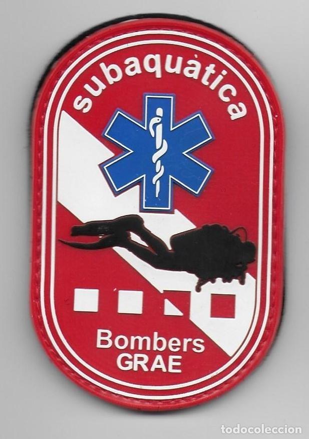 Militaria: parche bomberos catalu&ntilde;a grae buceadores