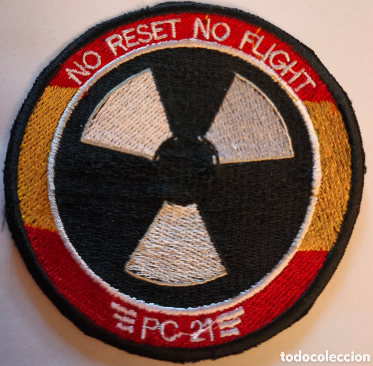 Militaria: PARCHE EMBLEMA DE BRAZO BORDADO A COLOR AVI&Oacute;NICA PILATES PC21