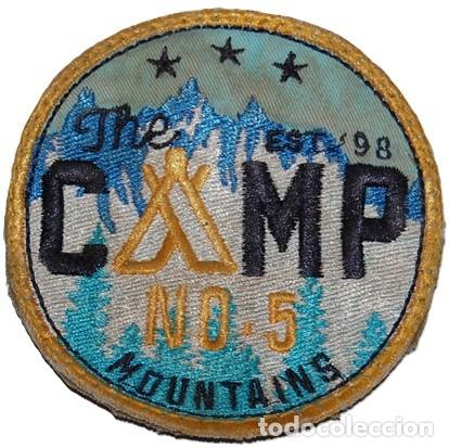 Militaria: PARCHE TELA BOY SCOUTS CAMP N&ordm; 5 MOUNTAINS 98